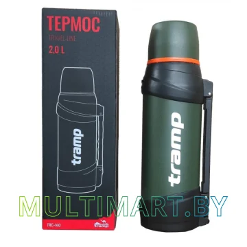 Термос TRAMP Travel Line TRC-140ол 2 л (оливковый) картинка 2